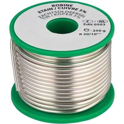 NOYON ET THIEBAULT - Tin solder wire 250 g - Fil de soudage - Publicité NOYON ET THIEBAULT - Tin solder wire 250 g - Fil de soudage - Publicité