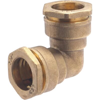 Coude en Laiton Noyon & Thiebault pour Tuyau PE - 25mm - Raccord Coude en Laiton Noyon & Thiebault pour Tuyau PE - 25mm - Raccord