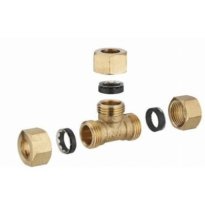 NOYON & THIEBAULT Noyon&thiebault - Messing T-Stück mit Universal-Gelenk für Kupferrohr - 512G NOYON & THIEBAULT Noyon&thiebault - Messing T-Stück mit Universal-Gelenk für Kupferrohr - 512G