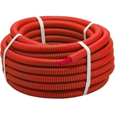 Tube en polyéthylène rouge avec joint ø12 - 15m NOYON & THIEBAULT Tube en polyéthylène rouge avec joint ø12 - 15m NOYON & THIEBAULT