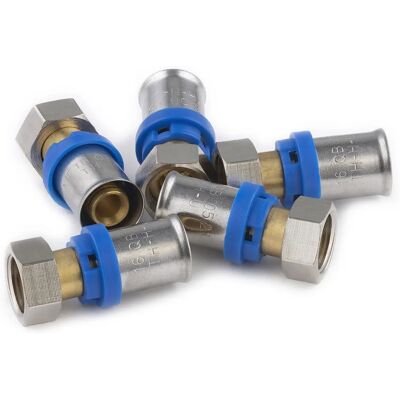 NOYON & THIEBAULT - Multistrato a pressare raccordo femmina F12x17 Ø16 - Fitting - Publicité NOYON & THIEBAULT - Multistrato a pressare raccordo femmina F12x17 Ø16 - Fitting - Publicité