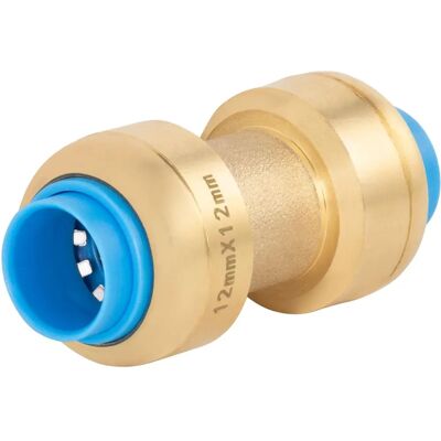 QUICK PLOMBERIE - 12mm - Laiton - Pipe Fitting - Publicité QUICK PLOMBERIE - 12mm - Laiton - Pipe Fitting - Publicité