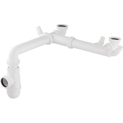 Noyon & Thiebault Tubo de Desagüe para Fregadero Ahorro de Espacio - Ajustable 160-360 mm Noyon & Thiebault Tubo de Desagüe para Fregadero Ahorro de Espacio - Ajustable 160-360 mm