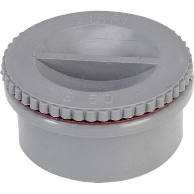 Girpi XB50M Sanitäranschluss - Inspektionskappe 50mm - Sanitärfitting Girpi XB50M Sanitäranschluss - Inspektionskappe 50mm - Sanitärfitting