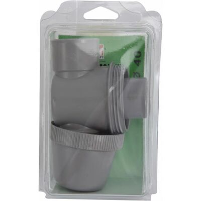 Girpi - Sifone in PVC - Maschio/Femmina - D.40 Girpi - Sifone in PVC - Maschio/Femmina - D.40