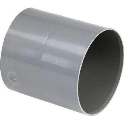 Manchon Girpi en PVC avec butée - 100 mm - Raccord de tuyau - Publicité Manchon Girpi en PVC avec butée - 100 mm - Raccord de tuyau - Publicité