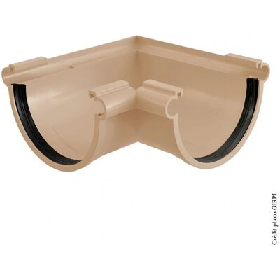 GIRPI Eckstück mit PVC Sand Verbindung - 25 cm - Eckstück GIRPI Eckstück mit PVC Sand Verbindung - 25 cm - Eckstück