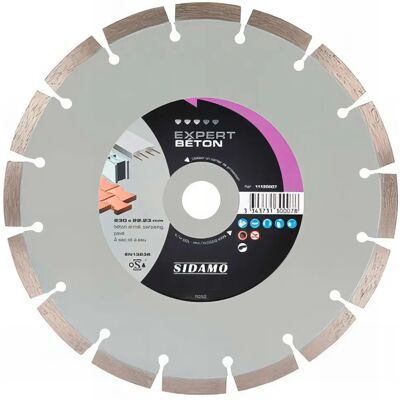 Sidamo - Diamantkreissäge Expert Beton - 230 X 22,23 X H 10 Sidamo - Diamantkreissäge Expert Beton - 230 X 22,23 X H 10