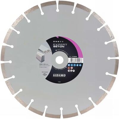 Sidamo - EXPERT BETON - D.350x25,4 - Disque diamant - Publicité Sidamo - EXPERT BETON - D.350x25,4 - Disque diamant - Publicité