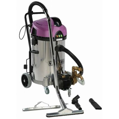 Aspiradora de Agua y Polvo de Acero Inoxidable 50 Litros 230V 2X 1200W Aspiradora de Agua y Polvo de Acero Inoxidable 50 Litros 230V 2X 1200W