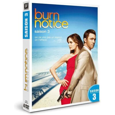 Jeffrey Donovan Burn Notice Saison 3 DVD - 4 disques - Publicité Jeffrey Donovan Burn Notice Saison 3 DVD - 4 disques - Publicité