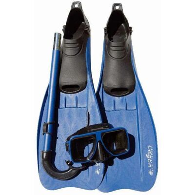 Conjunto de Snorkel SO DIVE Lagon Standard - Azul EU 45-46 Conjunto de Snorkel SO DIVE Lagon Standard - Azul EU 45-46