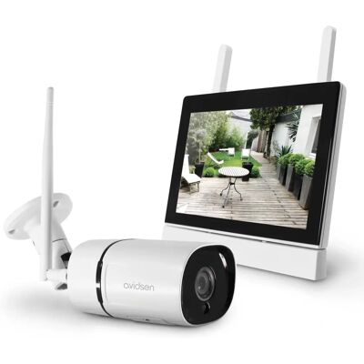 Kit de DVR inalámbrico Avidsen - 4 Canales, 7" Pantalla, Visión Nocturna Kit de DVR inalámbrico Avidsen - 4 Canales, 7" Pantalla, Visión Nocturna