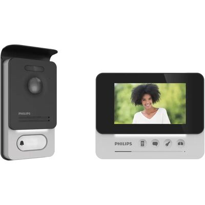 Système d'Interphone Vidéo Philips Noir - Système d'Interphone Vidéo - Publicité Système d'Interphone Vidéo Philips Noir - Système d'Interphone Vidéo - Publicité
