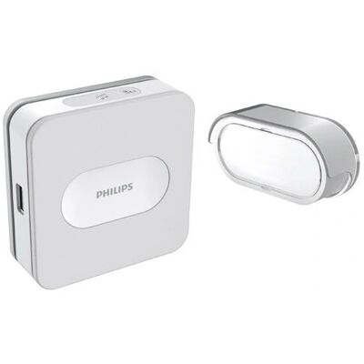 Kit de Sonnette Sans Fil Philips DES7900DCH/10 - Longue portée, évolutif Kit de Sonnette Sans Fil Philips DES7900DCH/10 - Longue portée, évolutif