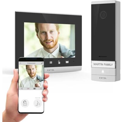 AVIDSEN Extel - Connect 2 Wi-Fi Videogegensprechanlage - 7'' Touchscreen - Kamera & App AVIDSEN Extel - Connect 2 Wi-Fi Videogegensprechanlage - 7'' Touchscreen - Kamera & App