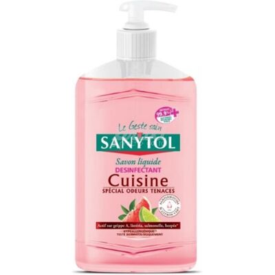 Gel Mains Sanytol Pamplemousse Lime - Gel Mains - Publicité Gel Mains Sanytol Pamplemousse Lime - Gel Mains - Publicité