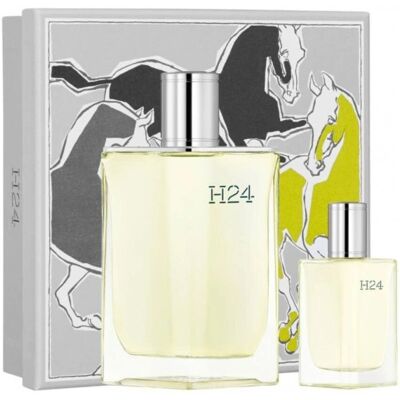 Hermès H24 Grønn Eau de Toilette Sett - 12,5ml & 100ml Hermès H24 Grønn Eau de Toilette Sett - 12,5ml & 100ml