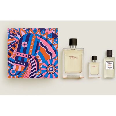Hermès Terre d'Hermès Eau de Toilette Set (3 ks) Hermès Terre d'Hermès Eau de Toilette Set (3 ks)