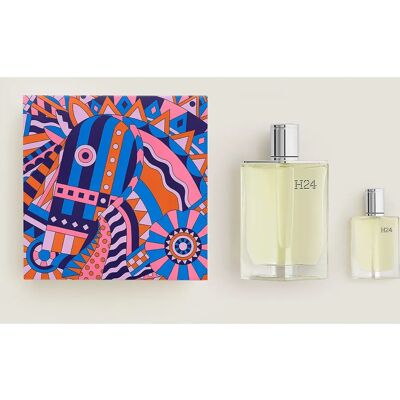 Hermès H24 Eau de Toilette Set - Unisex, 100ml + Miniatura 12.5ml Hermès H24 Eau de Toilette Set - Unisex, 100ml + Miniatura 12.5ml