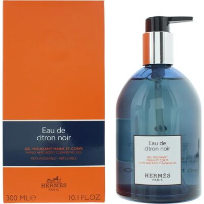 Hermès Le Bain Gel Limpiador de Limón Negro - Manos y Cuerpo - 300ml Hermès Le Bain Gel Limpiador de Limón Negro - Manos y Cuerpo - 300ml