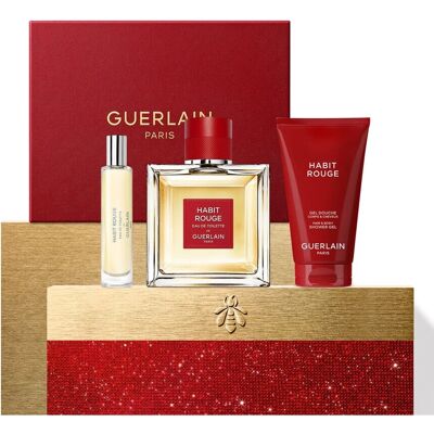 Guerlain Habit Rouge - Gaveesett - Menn og Kvinner Guerlain Habit Rouge - Gaveesett - Menn og Kvinner