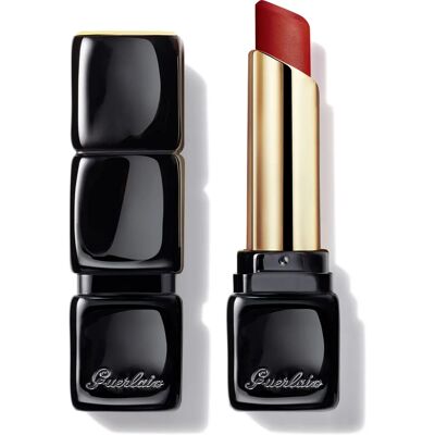 Guerlain KissKiss Tender Matte - Desire Red - Huulipuna Guerlain KissKiss Tender Matte - Desire Red - Huulipuna