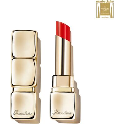 Guerlain KissKiss Shine Bloom Ruj - Poppy Kiss - Lichid Natural Guerlain KissKiss Shine Bloom Ruj - Poppy Kiss - Lichid Natural