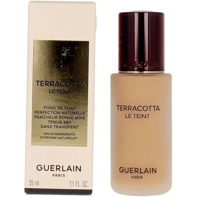 Guerlain Guerlain Terracotta Le Teint Flytende Foundation - Naturlig, 4W Warm, 35ml Guerlain Guerlain Terracotta Le Teint Flytende Foundation - Naturlig, 4W Warm, 35ml