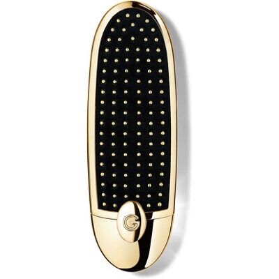 Guerlain Rouge G Carcasă bijuterie cu oglindă dublă neagră, aurie - Carcasă ruj Guerlain Rouge G Carcasă bijuterie cu oglindă dublă neagră, aurie - Carcasă ruj