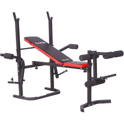 Care Fitness CB-320 - Banc d'entraînement pliant à positions multiples - Noir - Publicité Care Fitness CB-320 - Banc d'entraînement pliant à positions multiples - Noir - Publicité