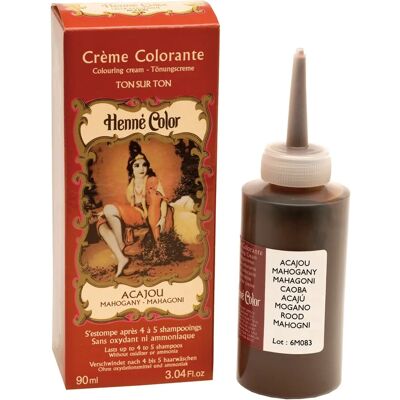 NJD Cosmetics Mahogany Hair Colouring Cream - Hair Type NJD Cosmetics Mahogany Hair Colouring Cream - Hair Type