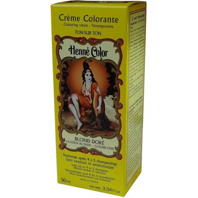 NJD Cosmetics Henne Color Golden Blonde Henna Hair Colouring Cream - Hair Colouring Cream NJD Cosmetics Henne Color Golden Blonde Henna Hair Colouring Cream - Hair Colouring Cream
