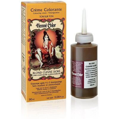 NJD Cosmetics Henne Color Copper Gold Blonde Henna Hair Colouring Cream - Hair Colouring Cream NJD Cosmetics Henne Color Copper Gold Blonde Henna Hair Colouring Cream - Hair Colouring Cream