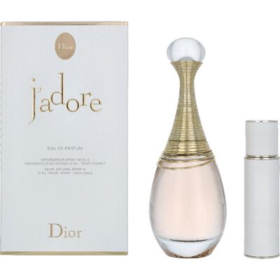 Set cadou Dior J'adore - Eau de Parfum 100ml, Mini 10ml Set cadou Dior J'adore - Eau de Parfum 100ml, Mini 10ml