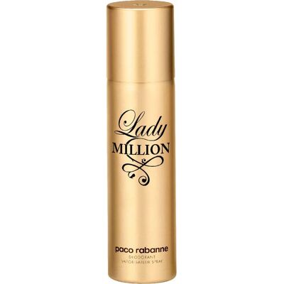 Paco Rabanne Lady Million Deodorant Spray (150 ml) Paco Rabanne Lady Million Deodorant Spray (150 ml)