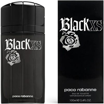 Paco Rabanne Black XS Eau de Toilette Homme - Frais, Chaud, 100ml - Publicité Paco Rabanne Black XS Eau de Toilette Homme - Frais, Chaud, 100ml - Publicité