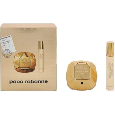 Paco Rabanne Lady Million Set (EdP 80ml + EdP 20ml) - Publicité Paco Rabanne Lady Million Set (EdP 80ml + EdP 20ml) - Publicité