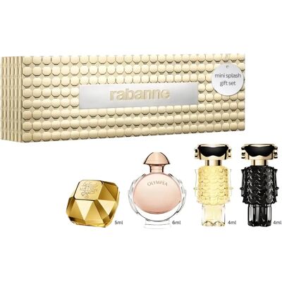 Paco Rabanne Miniatyrset Feminine Olympea EDP 6ml + Lady Million EDP 5ml + Fame 4ml + Fame Int 4ml Paco Rabanne Miniatyrset Feminine Olympea EDP 6ml + Lady Million EDP 5ml + Fame 4ml + Fame Int 4ml