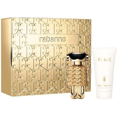 Coffret cadeau Paco Rabanne Fame Intense Eau de Parfum 50ml (2 pièces) - Publicité Coffret cadeau Paco Rabanne Fame Intense Eau de Parfum 50ml (2 pièces) - Publicité