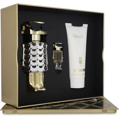Rabanne Fame Coffret 3 Pièces - Parfum - Publicité Rabanne Fame Coffret 3 Pièces - Parfum - Publicité