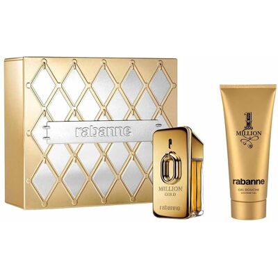 Ensemble Rabanne Million Gold - Eau de Parfum et Gel douche - Publicité Ensemble Rabanne Million Gold - Eau de Parfum et Gel douche - Publicité