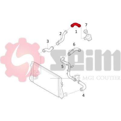 SEIM 981027 Luchtinlaatbuis - Luchtinlaatbuis SEIM 981027 Luchtinlaatbuis - Luchtinlaatbuis