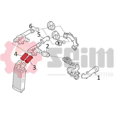 Intercooler letku Citroën C-elysee C3 DS3 Peugeot 2008 - Intercooler letku Intercooler letku Citroën C-elysee C3 DS3 Peugeot 2008 - Intercooler letku
