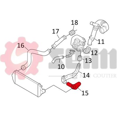 SEIM Peugeot Fiat intercooler slang - Intercooler Slang SEIM Peugeot Fiat intercooler slang - Intercooler Slang