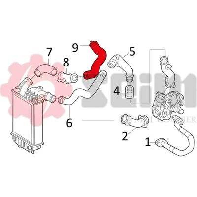 SEIM 981156 Intercooler Hose - Intercooler Hose, PEUGEOT, CITROËN SEIM 981156 Intercooler Hose - Intercooler Hose, PEUGEOT, CITROËN