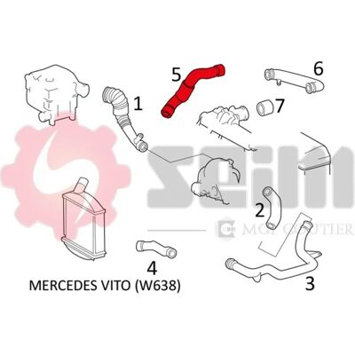 SEIM 981427 Turbo Intercooler Hose - Intercooler, Viscosity, 64/58mm, 2Y Warranty SEIM 981427 Turbo Intercooler Hose - Intercooler, Viscosity, 64/58mm, 2Y Warranty