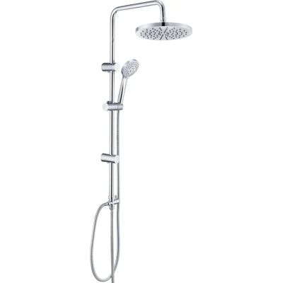 JOHO Colonne de Douche Inox Système de Pluie - Ensemble de Douche - Fixation Murale - Publicité JOHO Colonne de Douche Inox Système de Pluie - Ensemble de Douche - Fixation Murale - Publicité