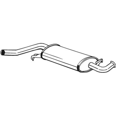 Silencios intermediar BOSAL 105-971 - Silențios de evacuare Silencios intermediar BOSAL 105-971 - Silențios de evacuare