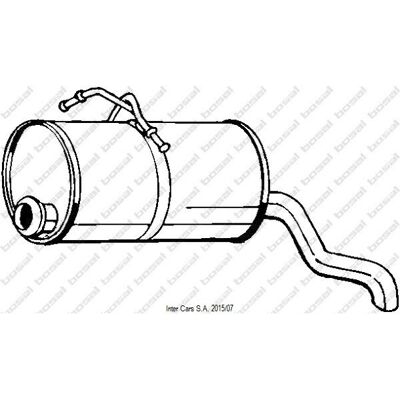 Vibrator de evacuare spate BOSAL 135-001 - Pentru Citroën și Peugeot Vibrator de evacuare spate BOSAL 135-001 - Pentru Citroën și Peugeot